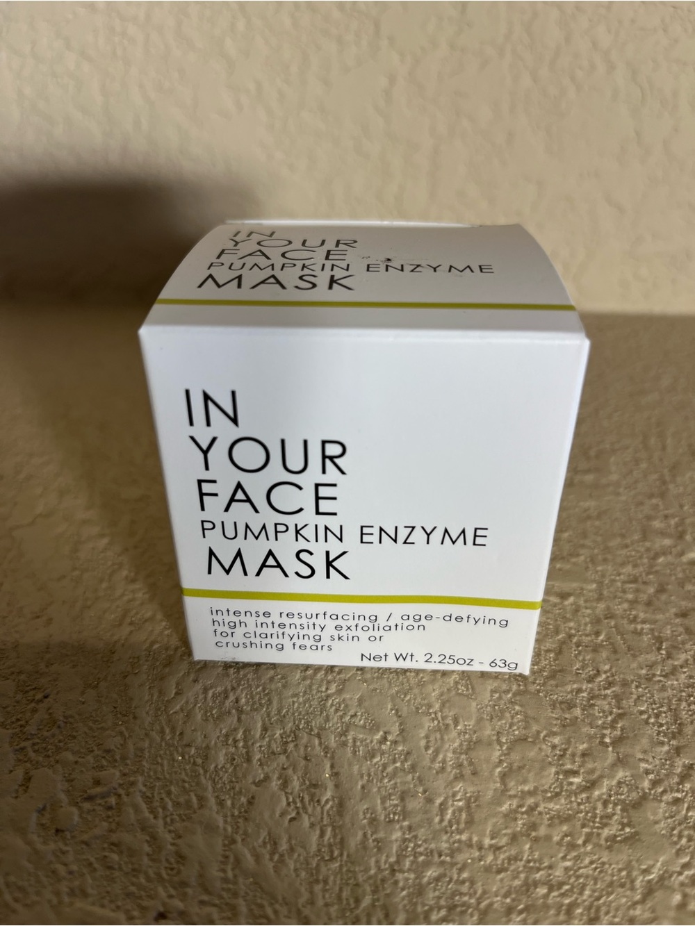 Pumpkin Enzyme Mask — White Resurfacing Treatment